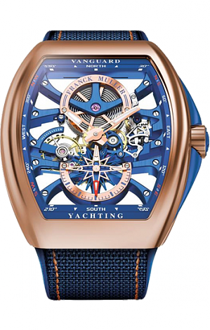 Replica Franck Muller New Vanguard Yachting watch V45 S6 YACHT RG